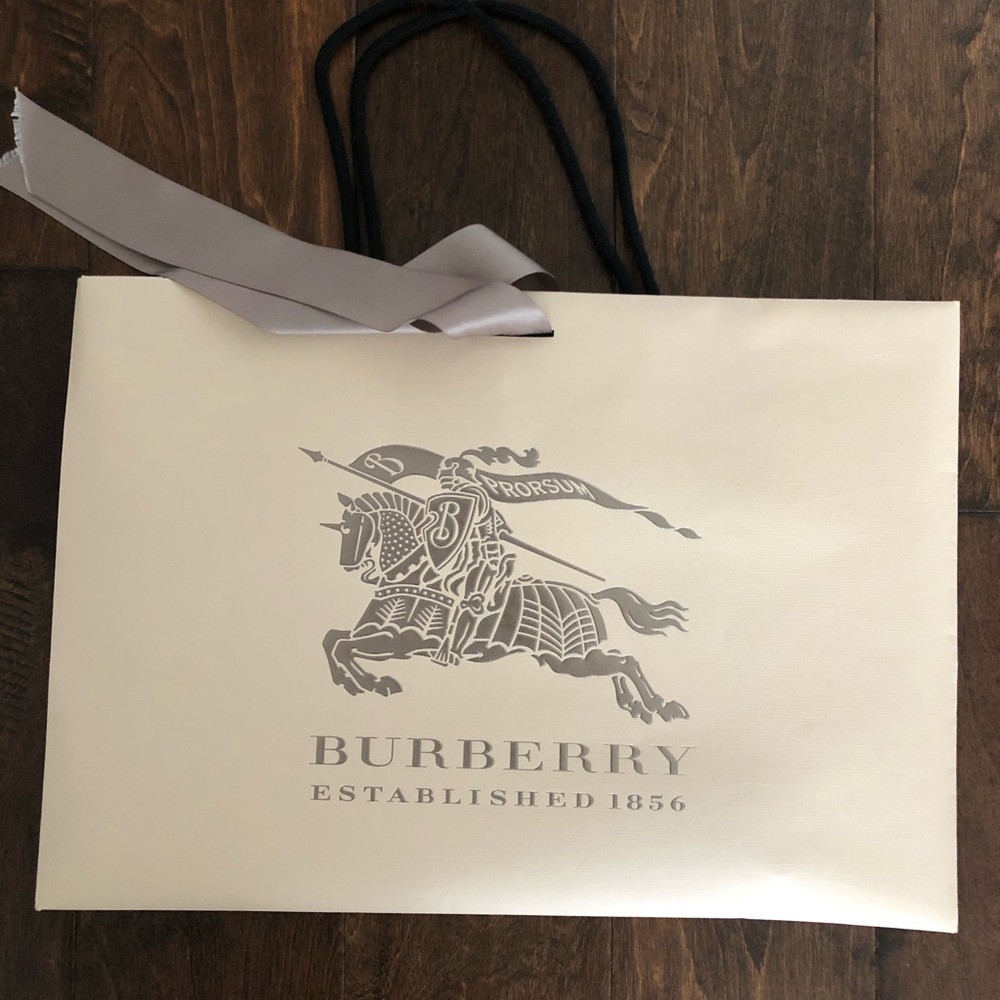 Burberry gift bag